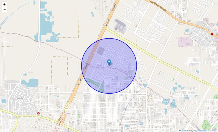 Location Map of Rohini Sector 37