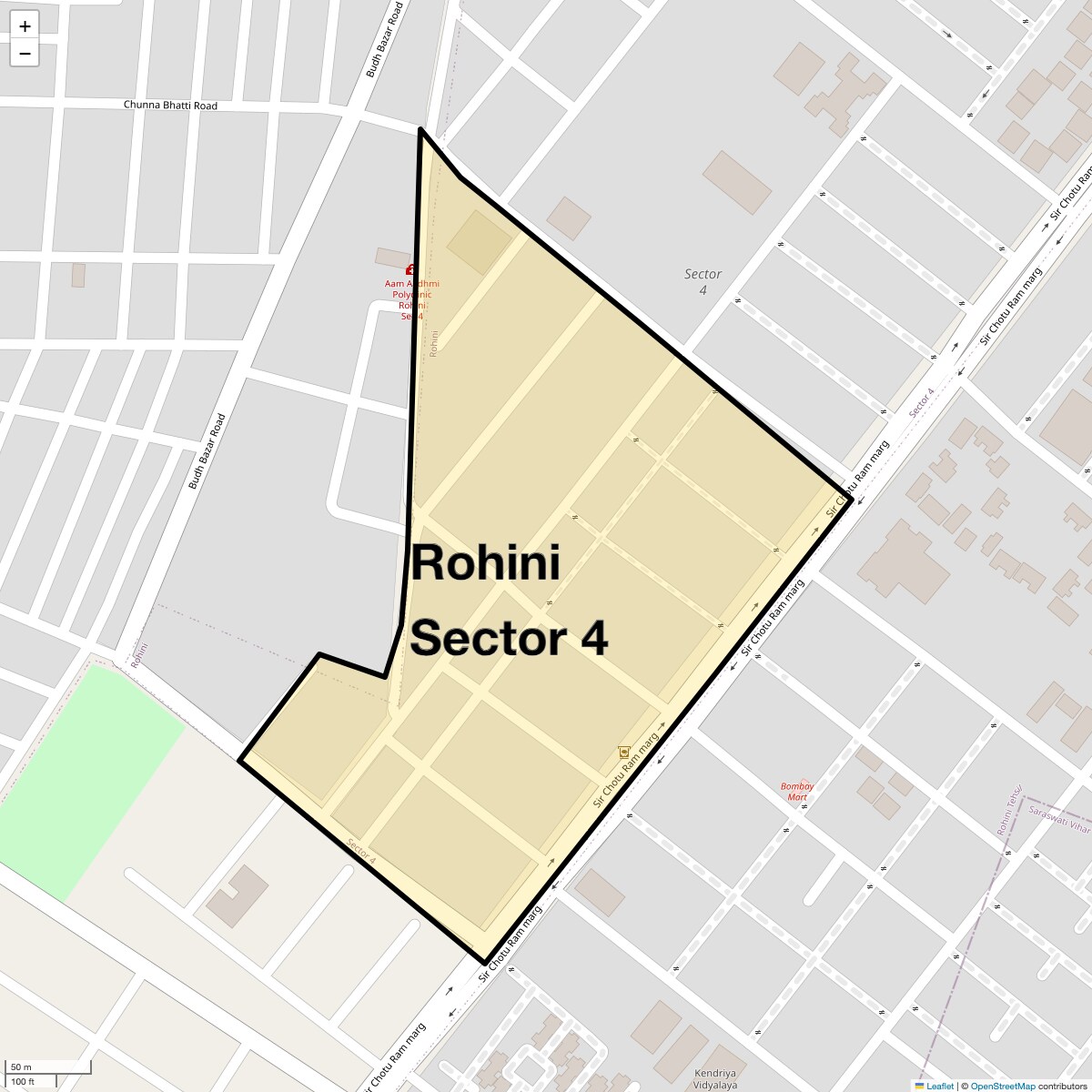 Check Time Travel of Rohini Sector 4, Delhi