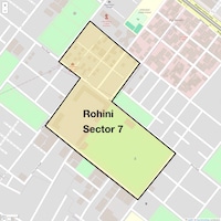 Rohini Sector 7 Map
