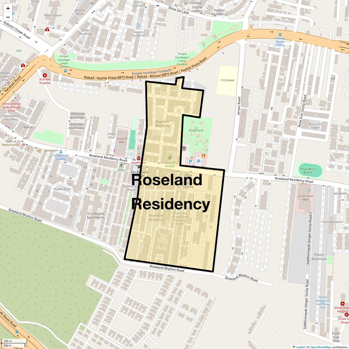 Check Time Travel of Roseland Residency, Pune