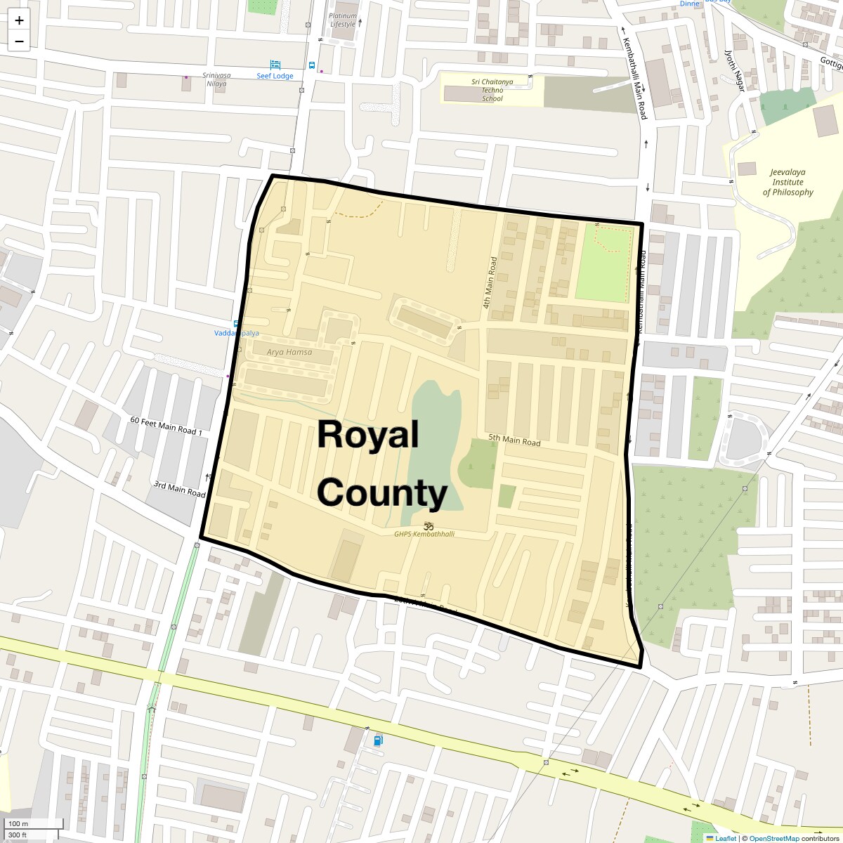 Check Time Travel of Royal County, Bangalore