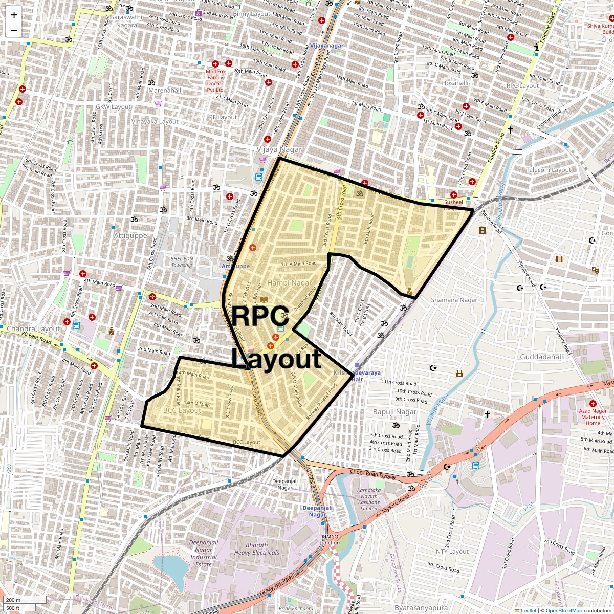 Check Time Travel of Rpc Layout, Bangalore