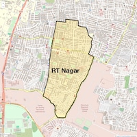 RT Nagar Map