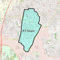RT Nagar Map