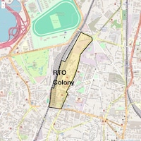 RTO Colony Map