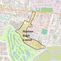 Rustam Bagh Layout Map