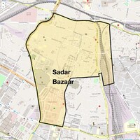 Sadar Bazaar Map