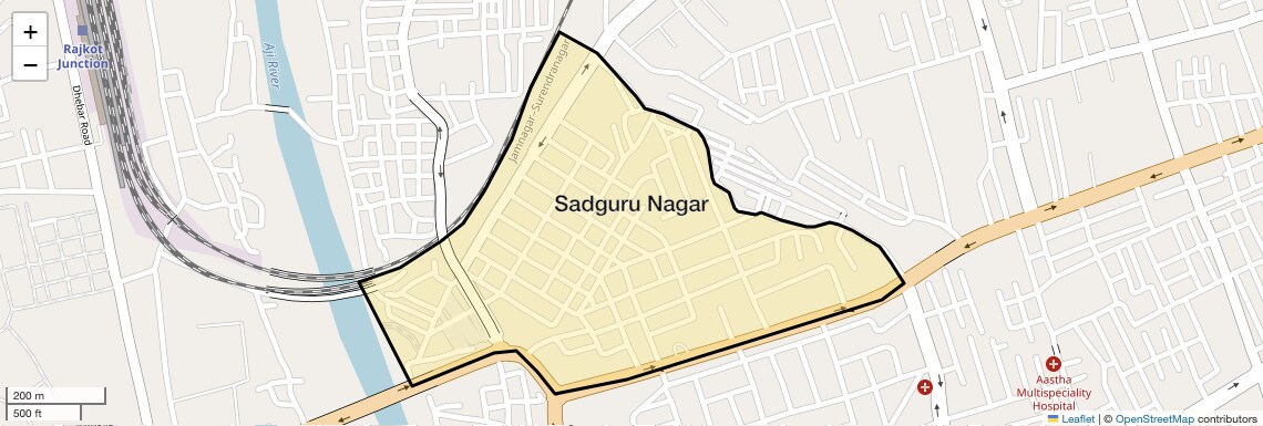 Check Time Travel of Sadguru Nagar, Rajkot