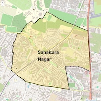 Sahakara Nagar Map