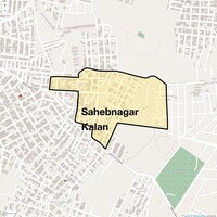 Sahebnagar Kalan Map