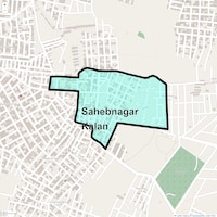 Sahebnagar Kalan Map