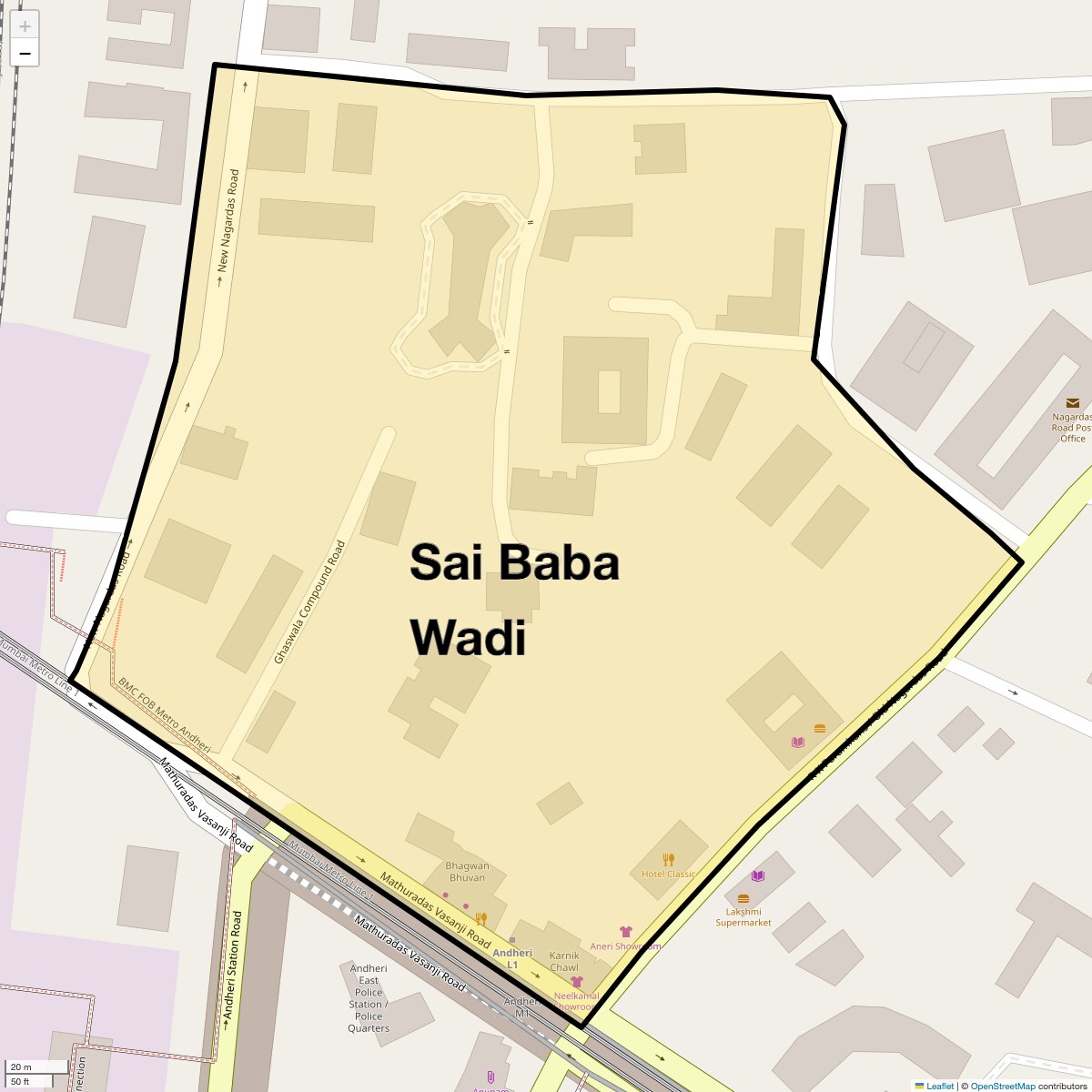 Check Time Travel of Sai Baba Wadi, Mumbai