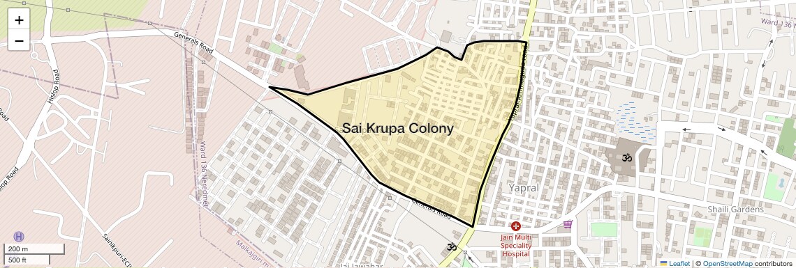 Sai Krupa Colony,Hyderabad