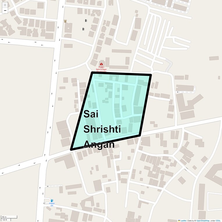 Location Map of Sai Shrishti Angan