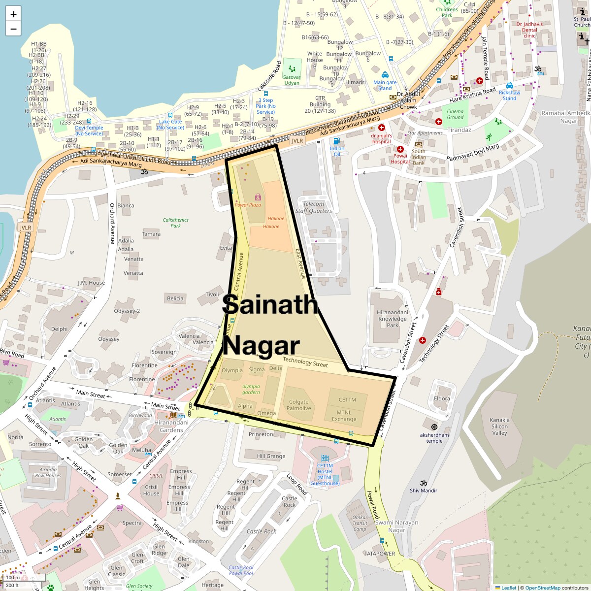 Check Time Travel of Sainath Nagar, Mumbai