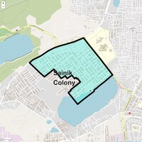 Sainik Colony Map