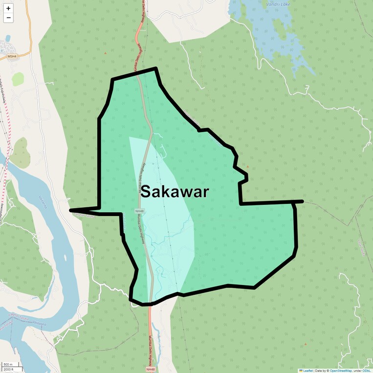 Location Map of Sakawar