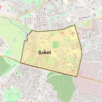 Saket Map
