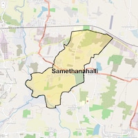 Samethanahalli Map