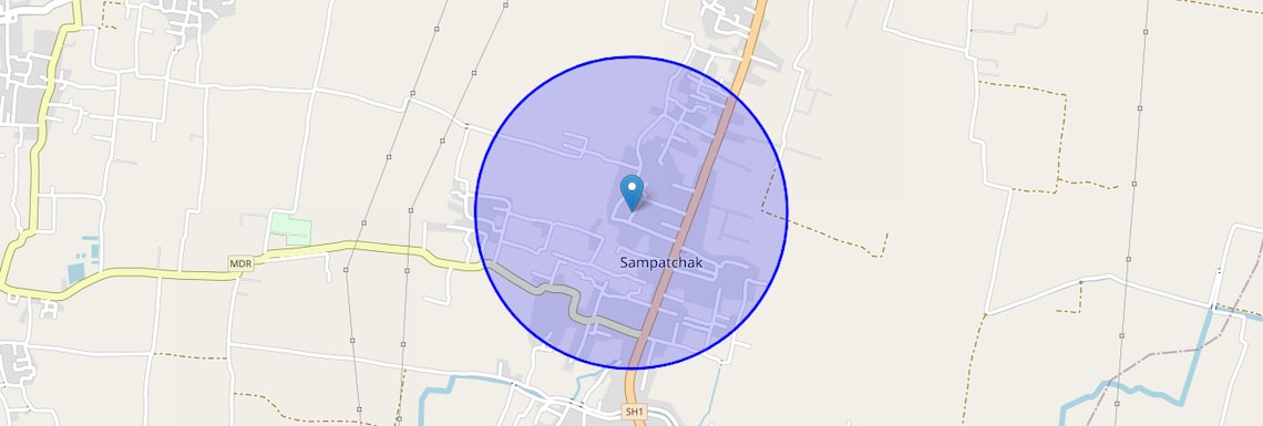 Location Map of Sampatchak, Patna