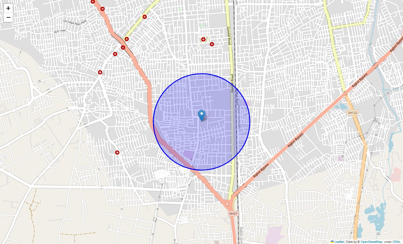 Samrat Industrial Area Map