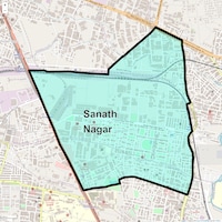 Sanath Nagar Map