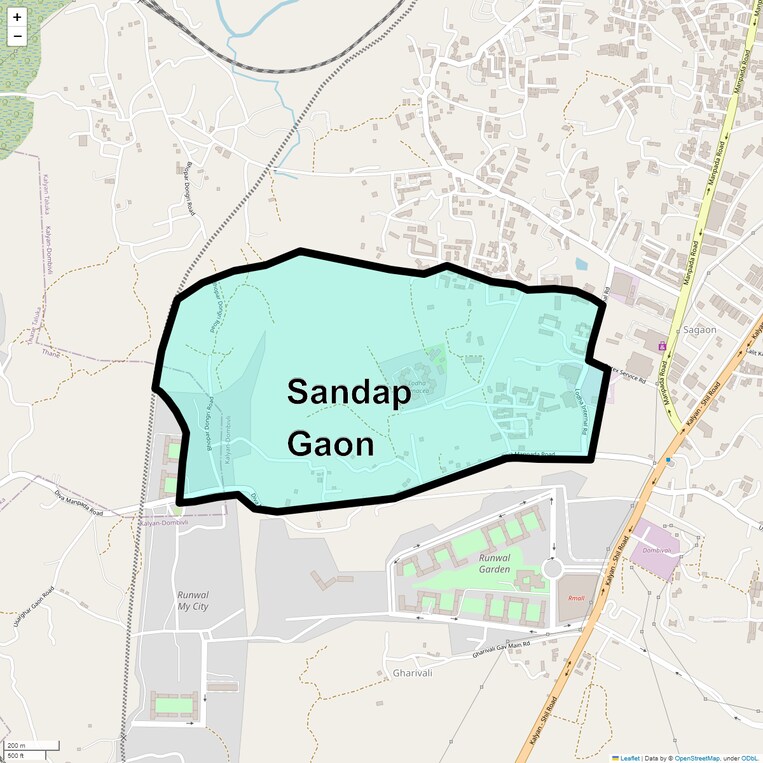 Location Map of Sandap Gaon