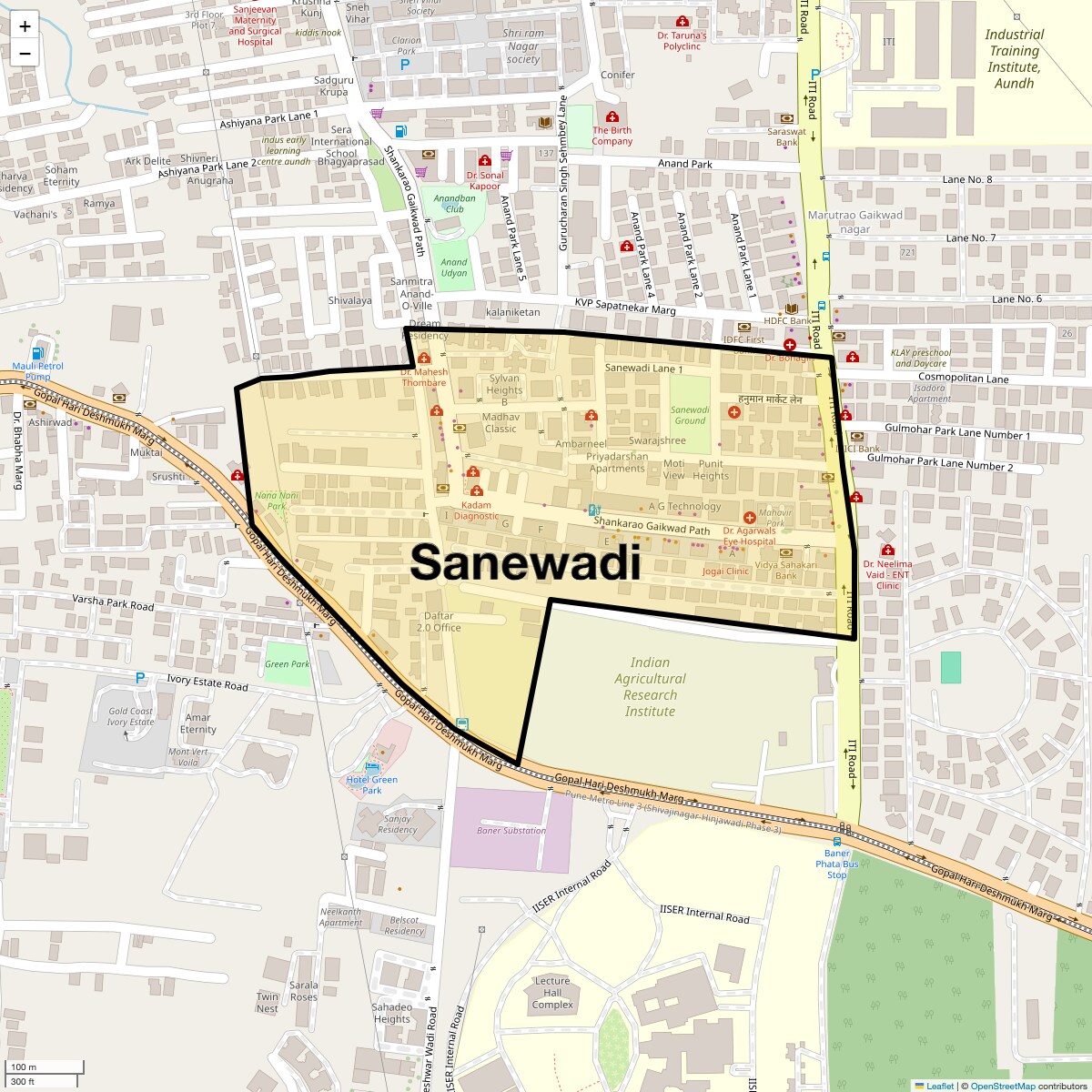 Check Time Travel of Sanewadi, Pune