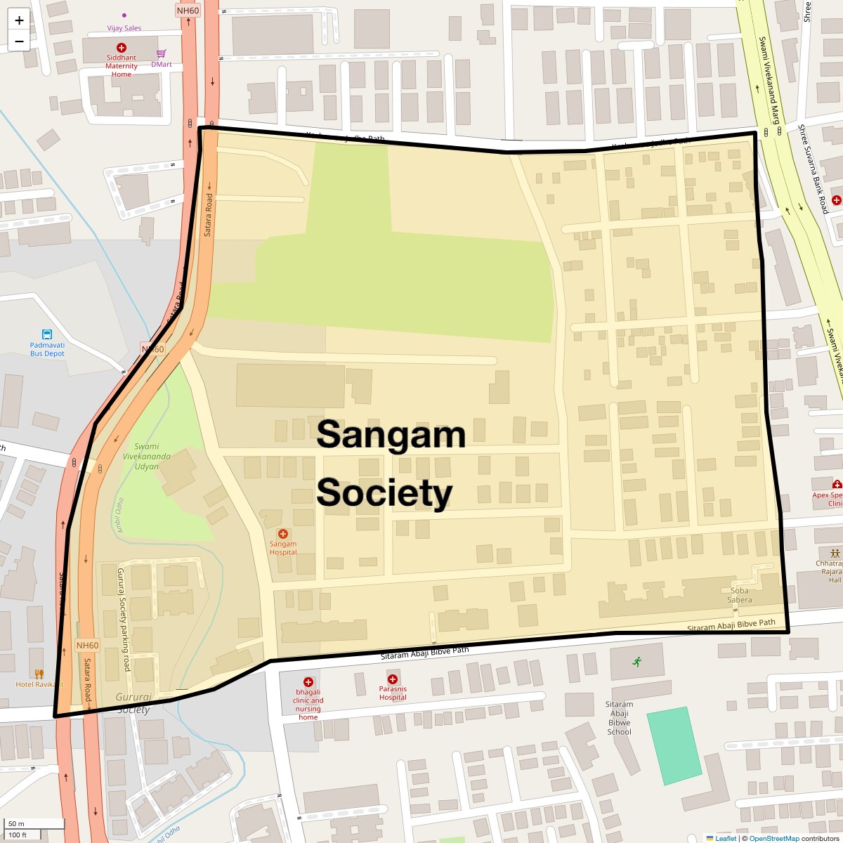 Check Time Travel of Sangam Society, Pune