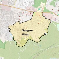 Sangam Vihar Map