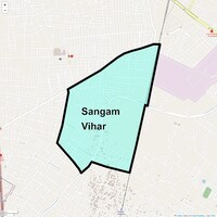 Sangam Vihar Map