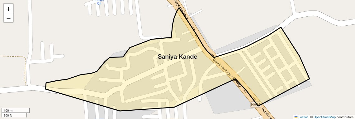 Saniya Kande Map