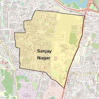 Sanjay Nagar Map