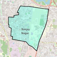 Sanjay Nagar Map