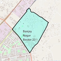 Sanjay Nagar Sector 23 Map