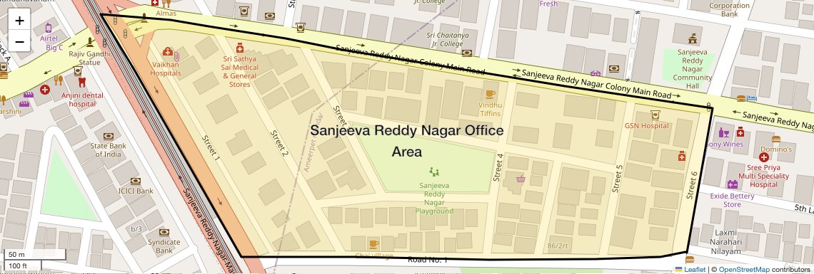 Sanjeeva Reddy Nagar Office Area,Hyderabad