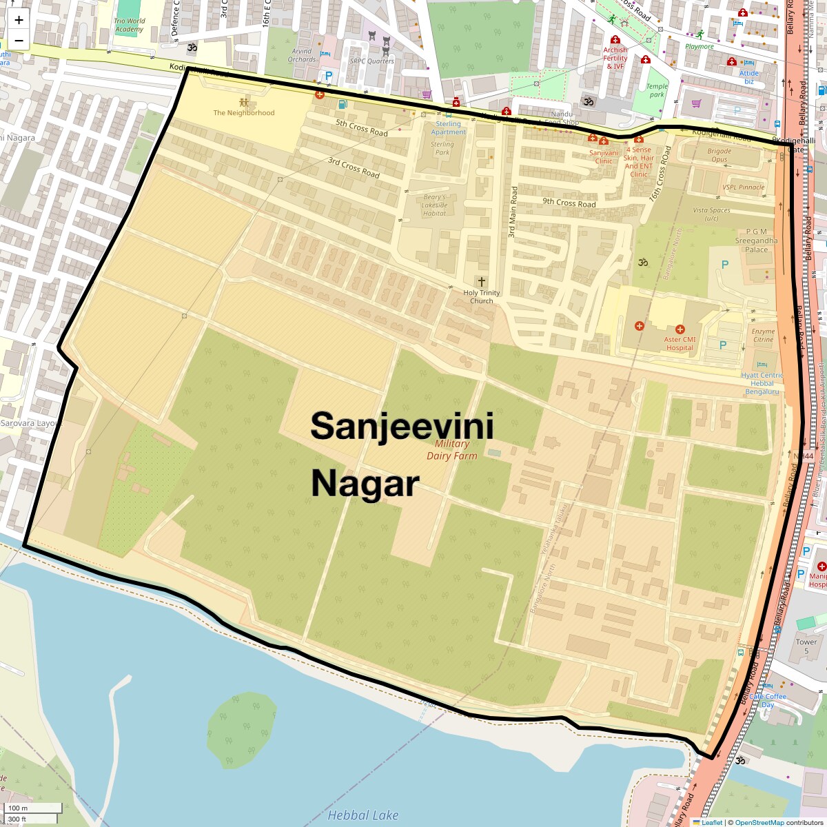 Sanjeevini Nagar Map