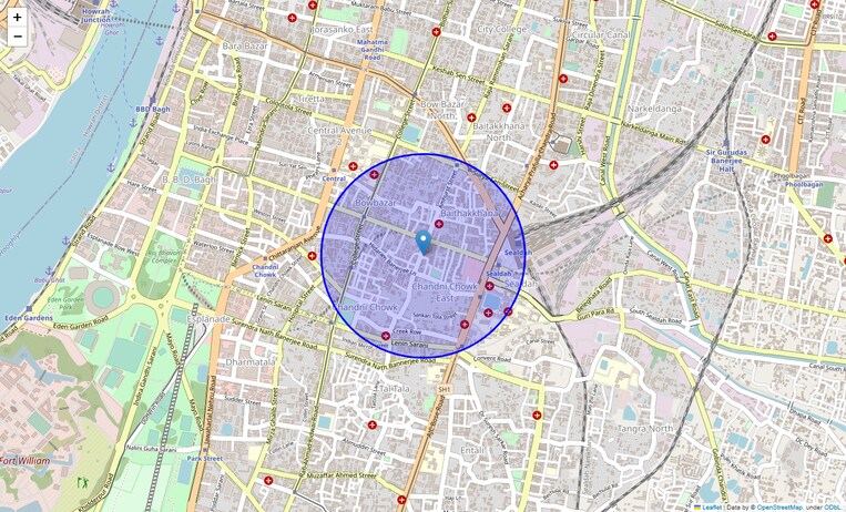 Location Map of Sankaritola