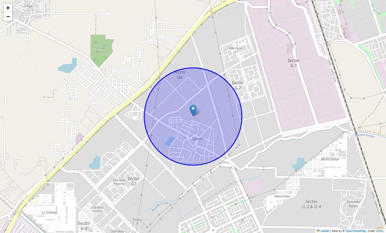 Location Map of Sanoth