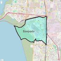 Sanpada Map