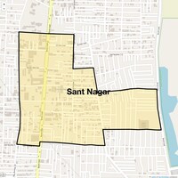 Sant Nagar Map