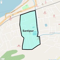 Santipur Map