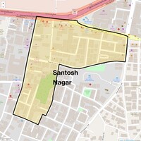 Santosh Nagar Map