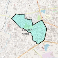 Santosh Nagar Map