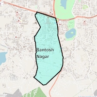 Santosh Nagar Map