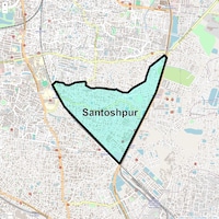 Santoshpur Map