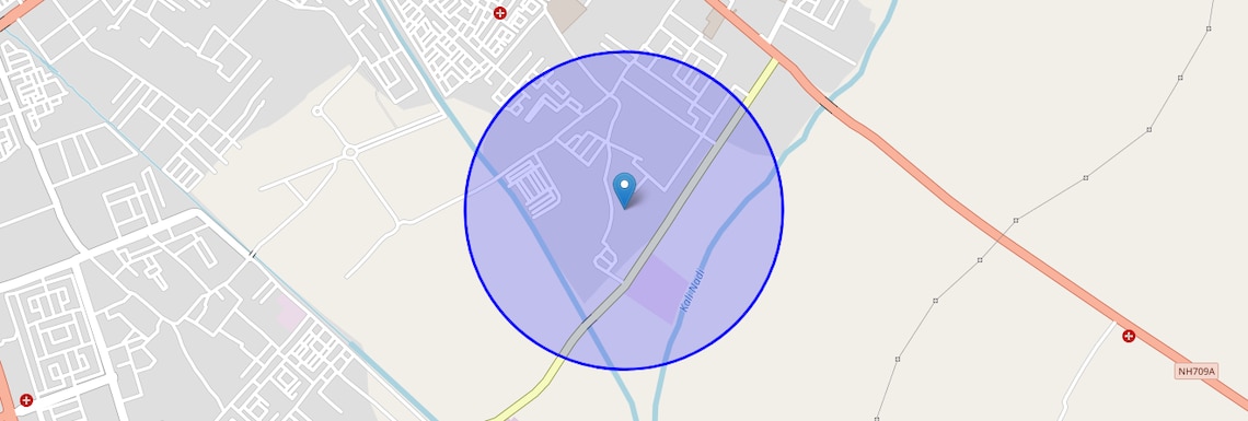 Location Map of Sarai Behleem, Meerut