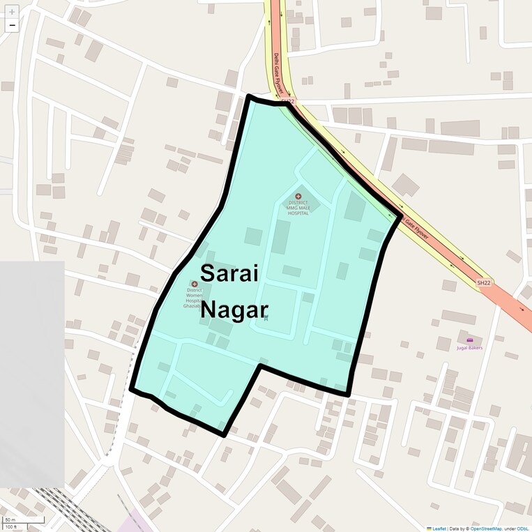 Location Map of Sarai Nagar