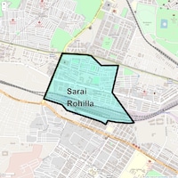 Sarai Rohilla Map