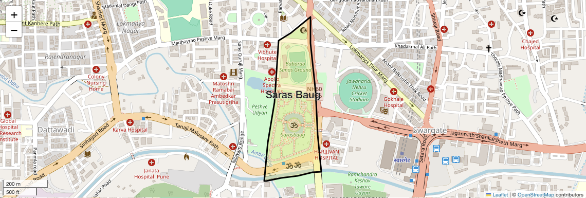 Check Time Travel of Saras Baug, Pune